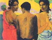 Paul Gauguin Three Tahitians China oil painting reproduction
